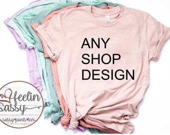 Bella Canvas Unisex 3001 Super Soft Tee decorated with any SassyPantsTees VINTAGE DYED design,Custom Tank | Park Vacation