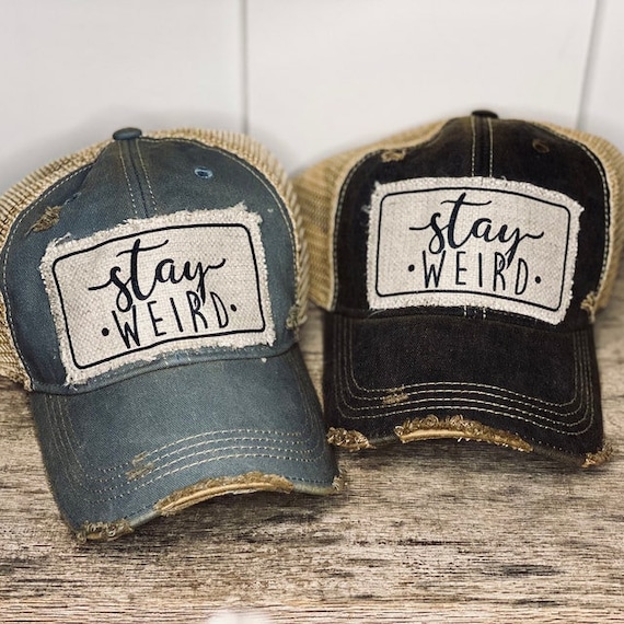 hat patches custom distressed trucker hats