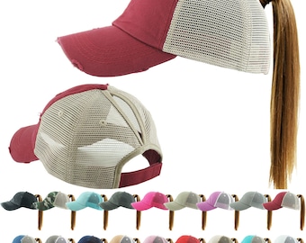 Gorra de camionero con logo de poni, gorras personalizadas para mujer, gorra con parche desgastado personalizado, gorras personalizadas, diseña tu propia gorra, gorra de papá, SassyPantsTees