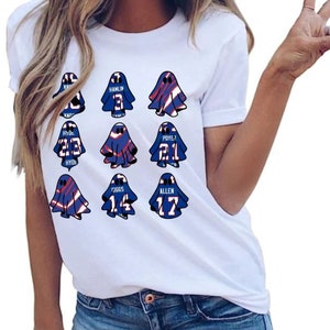 Boo-ffalo Team Ghosts! Ghost Tailgate Tee, Ghost Mafia, Buffalo Football Halloween Tee, Sassy Pants Tees, SassyPantsTees