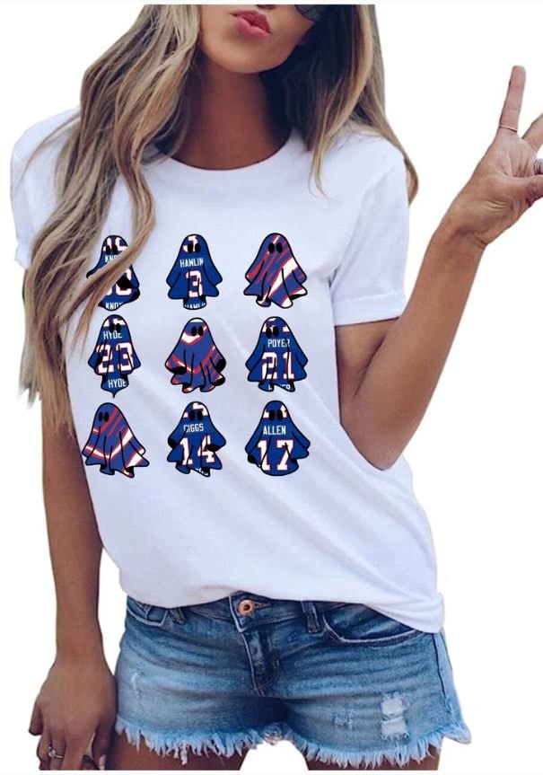 Boo-ffalo Team Ghosts! Ghost Tailgate Tee, Ghost Mafia, Buffalo Football Halloween Tee, Sassy Pants Tees, SassyPantsTees