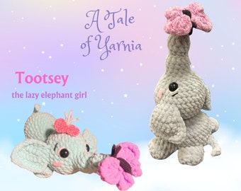 Elephant Bundle with bonus mods; Crochet Elephant pattern; No sew crochet