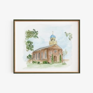 University of Dayton Watercolor Digital Print UD College Print Instant Download Printable