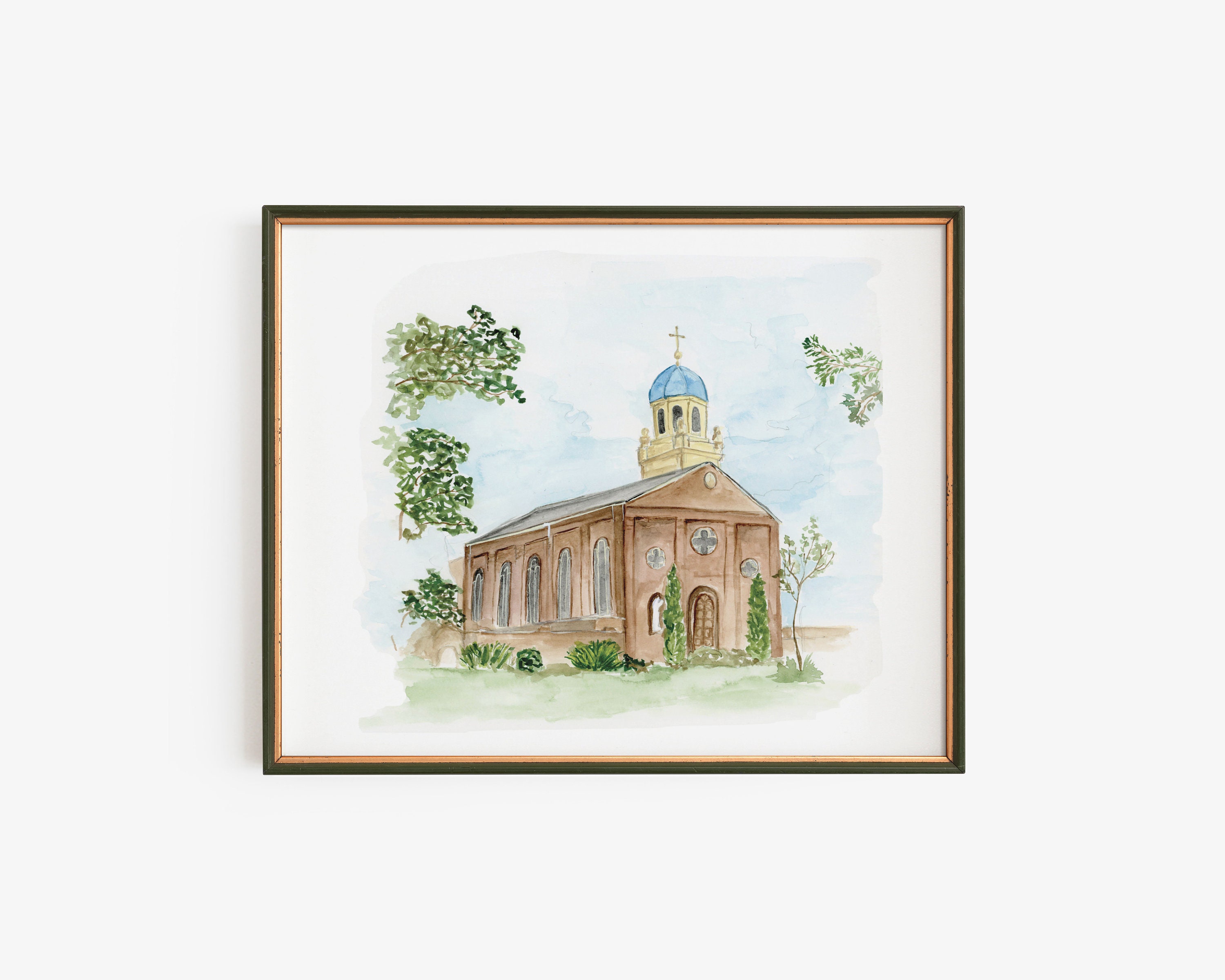 University of Dayton Watercolor Digital Print UD College Print Instant Download Printable