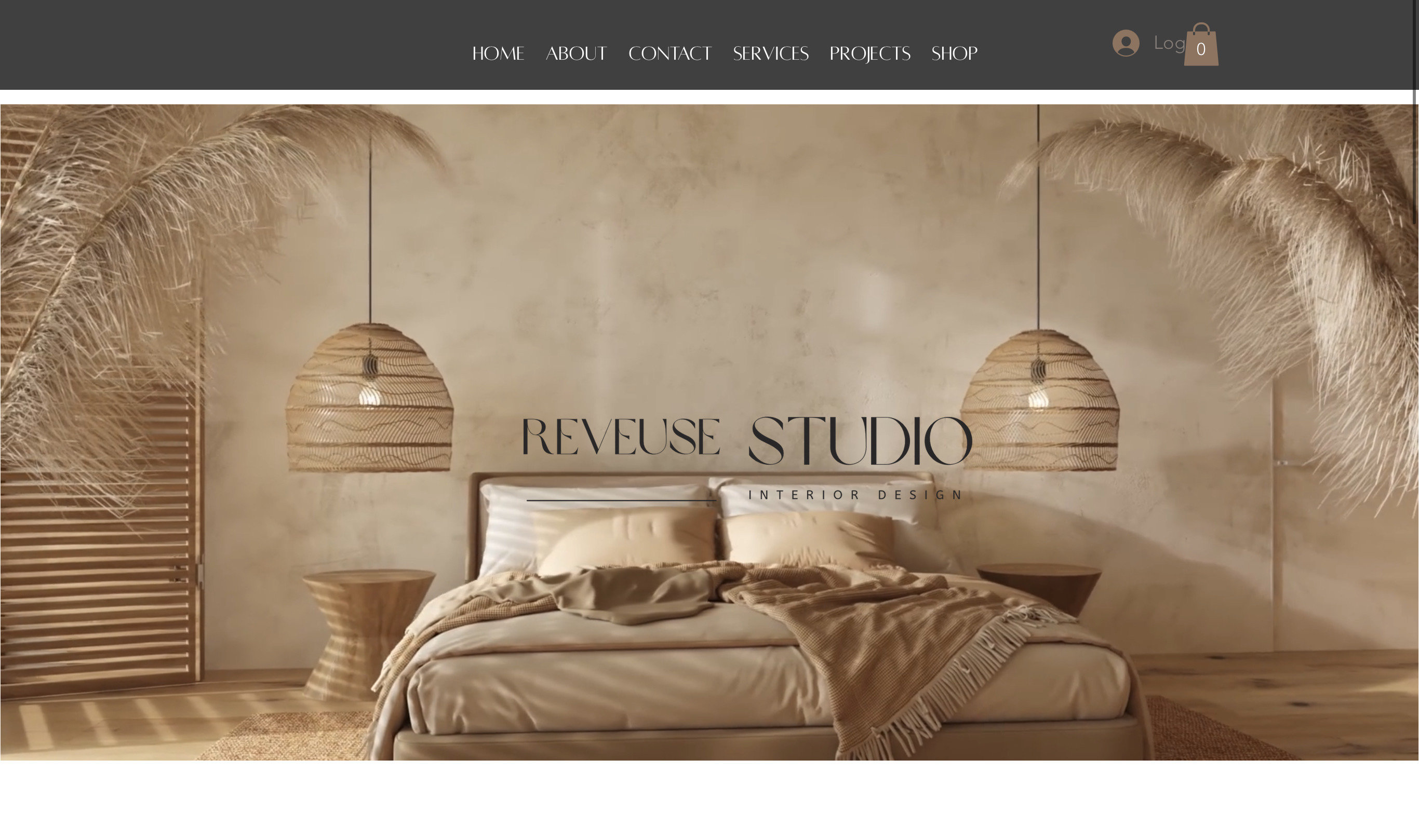 WIX Website Template - Interior Design - Etsy