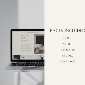 WIX Website Template - Interior Design | Interior Design Website ...