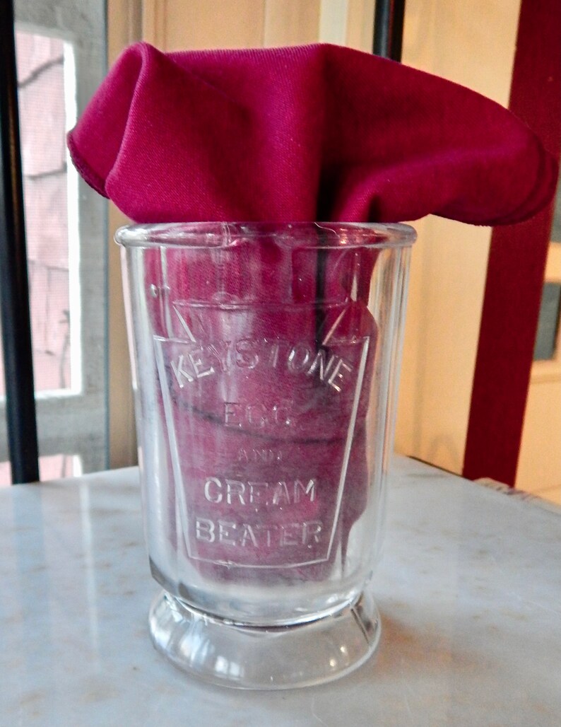 Keystone Egg and and Cream Beater Glass Jar Etsy Canada