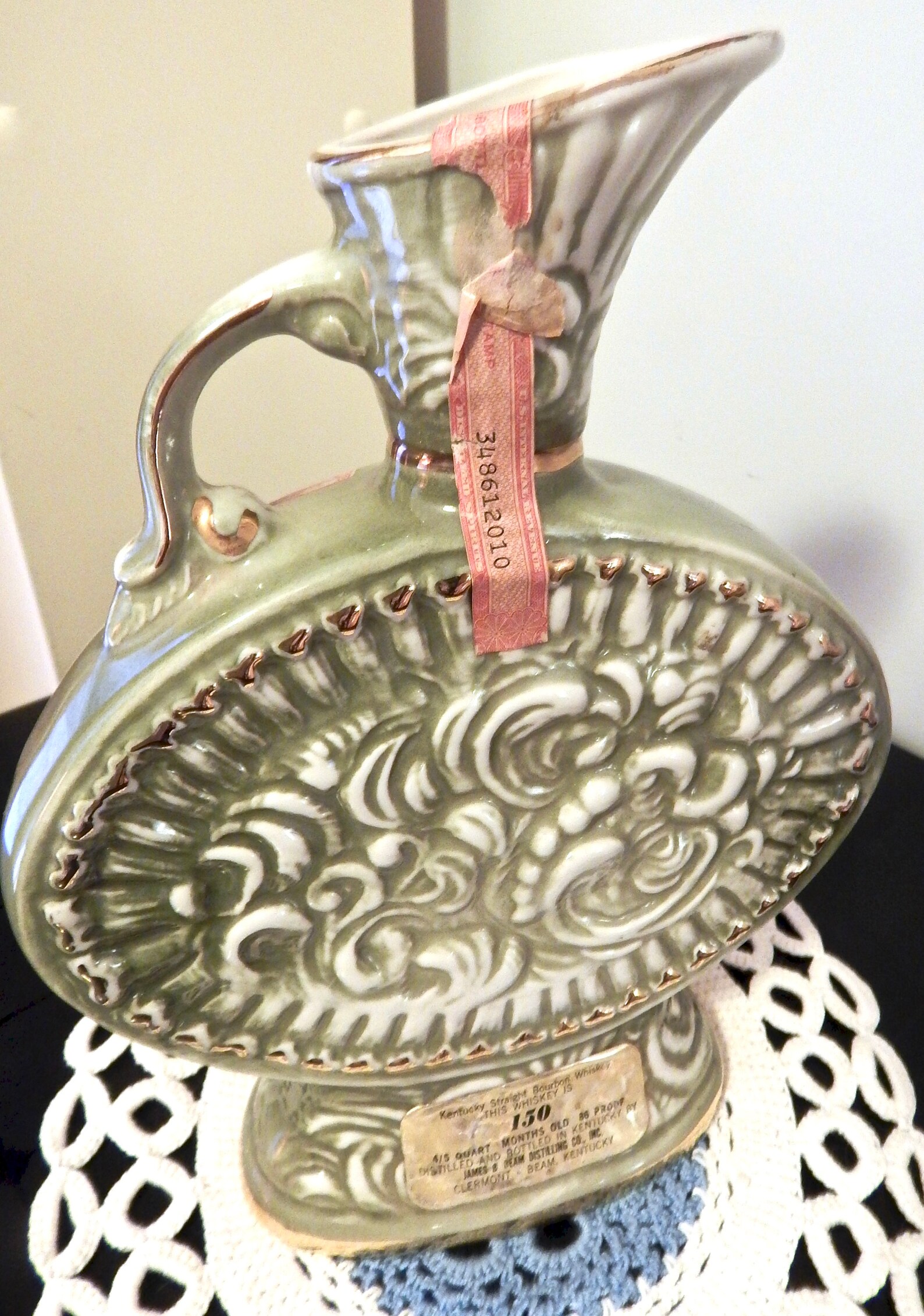 Jim Beam Yellow Roses Decanter Etsy