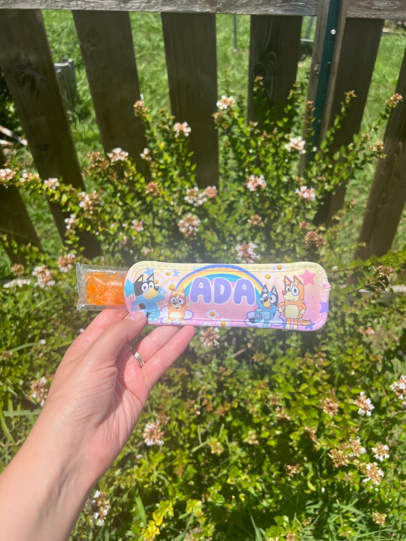 PERSONALIZED Ice Pop Holder, Dog Ice Pop Holder, Puppy Popsicle Holder ...