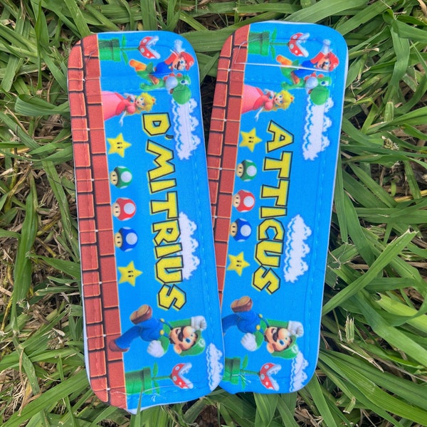 PERSONALIZED Ice Pop Holder, Super Mario Ice Pop Holder, Popsicle Holder, Popsicle Wrap, Ice Pop Sleeve, Popsicle Holder, Popsicle Sleeve