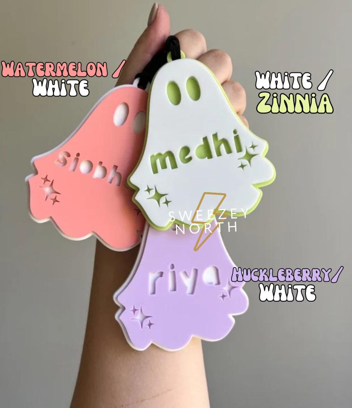 Ghost Tag Halloween Bag Tag Boho Tag Boo Bag Boo Basket Tag Name Tag