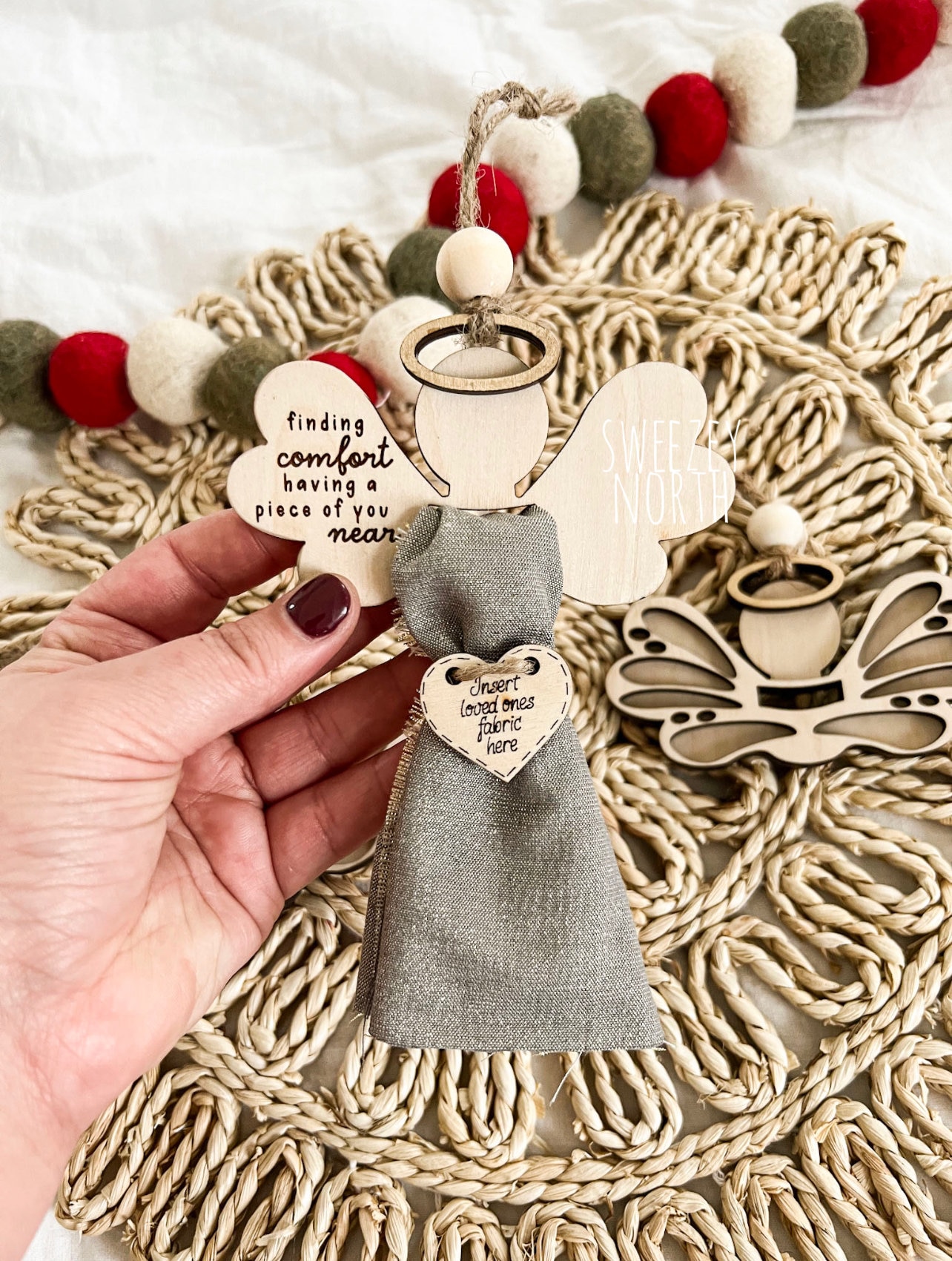 FaCraft Christmas In Heaven Memorial Ornaments For Loss Of