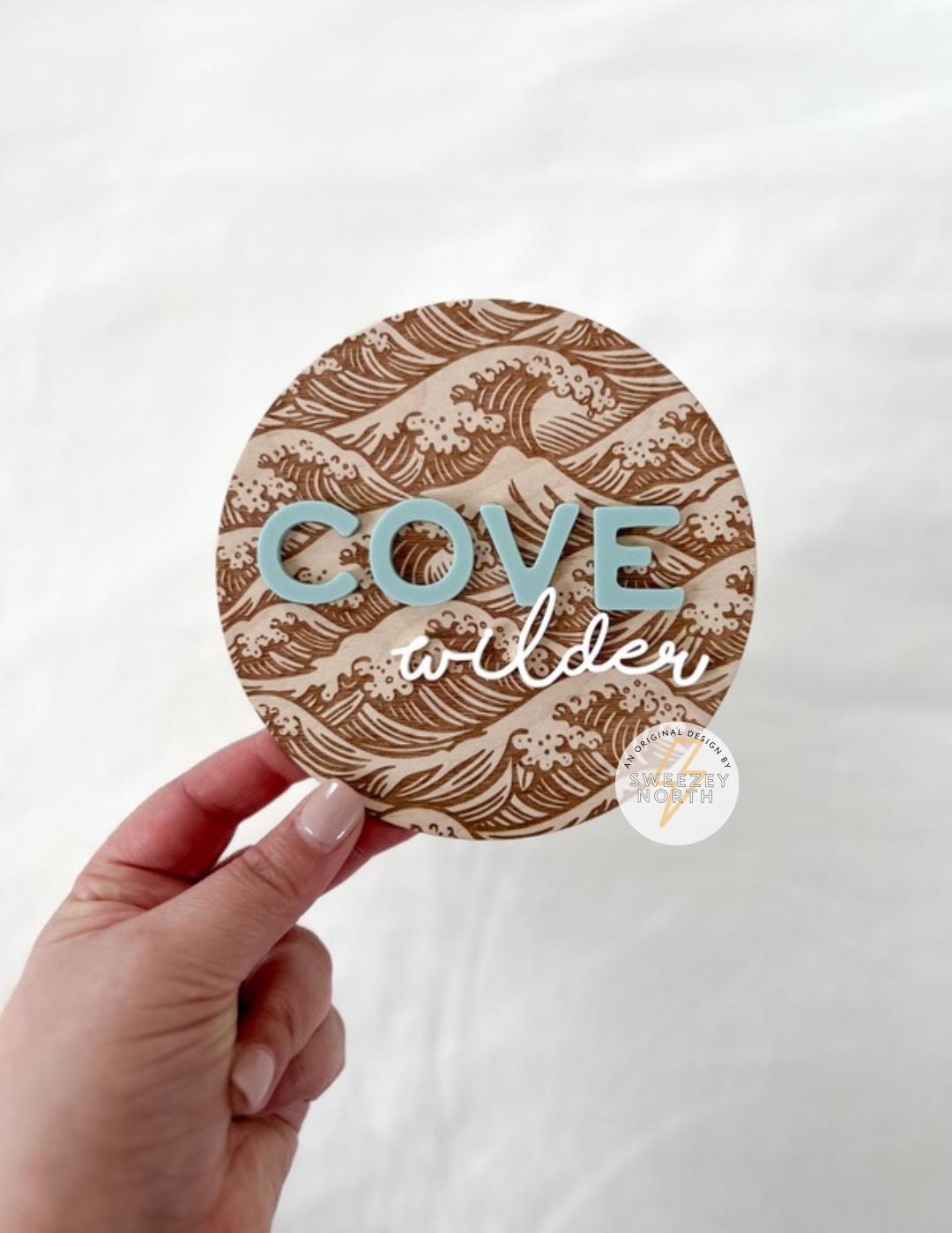 Ocean Theme Birth Announcement | Wave Name Sign | Nursery Sign ...