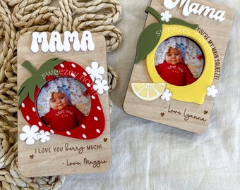 Fridge Photo Magnet | Mother's Day Gift | Wallet Size Photo Frame | Mother’s Day photo frame | gift for grandma | gift for mom | photo frame