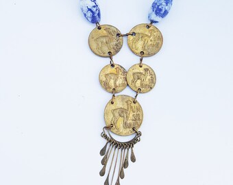 Peru Coin Necklace - Etsy