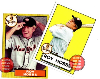 New York Knights 'The Natural' Roy Hobbs Custom Baseball Jersey XXL