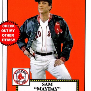 Custom Made Sam &quot;Mayday&quot; Malone Boston Red Sox Baseball Card CHEERS Ted Danson