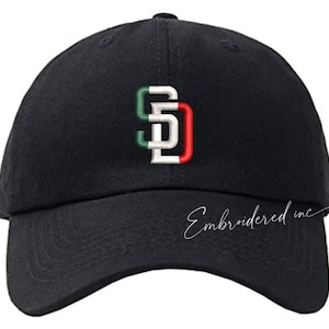 Embroidered SD Mexican Flag Original Design Dad Hat