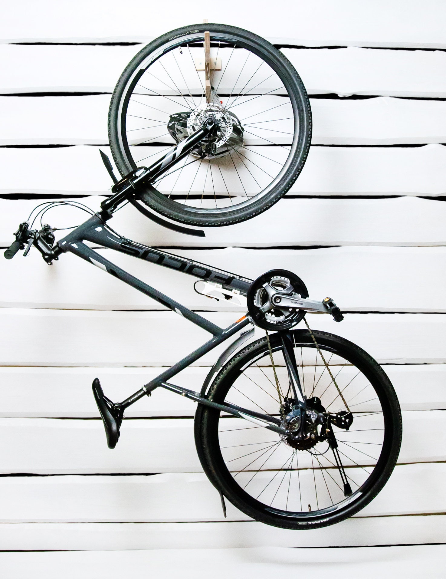 Bike Rack Vertical Holder Wall Mounted Indoor and Garage Storage Etsy UK