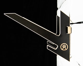 Wakeboard Rack-Snowboard Rack - Kiteboard Rack - Horizontal Wall-Mounted Indoor and Garage Board Storage Rack