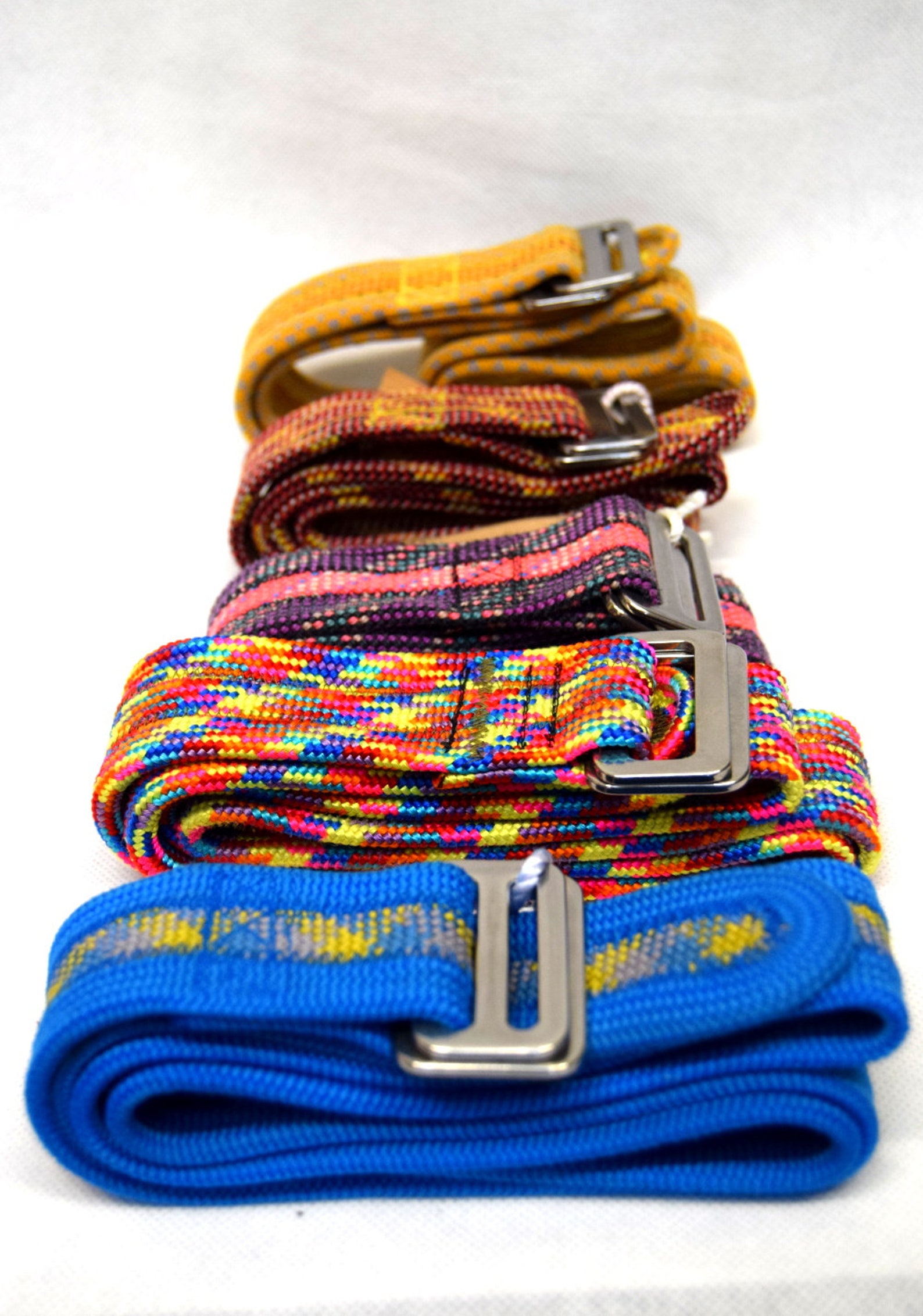 Recycled climbing rope belt White and gold size medium to Etsy