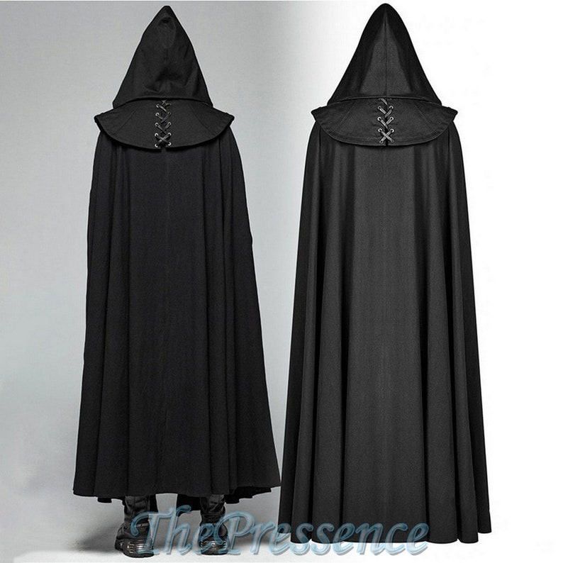 Medieval Cloak Hooded Coat Men Assassin Cosplay Gothic - Etsy