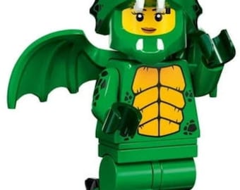 Green Dragon Costume LEGO Minifigure Series 23 ~ 71034 RETIRED Collectible