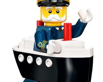 Capitán de ferry jubilado LEGO Minifigura Serie 23- 71034 RETIRADO Coleccionable