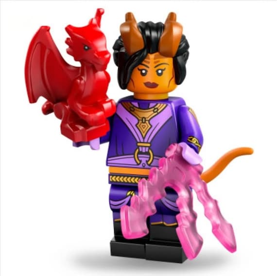 Tiefling Sorcerer LEGO Dungeons & Dragons NEW Minifigure 71047 - Etsy