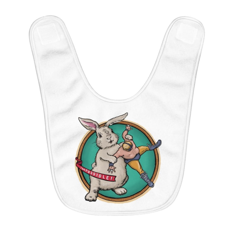 Baby Bib Wrestlers Lucha Libre Wrestling Giant Animals Bunny Rabbit ...