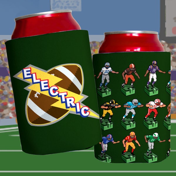 Cold Drinks Electric Football Can & Bottle Coozies