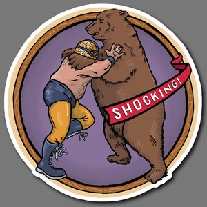 Luchador 3 Lucha Libre Wrestler Stickers Fighting Giant Rabbit Gator ...