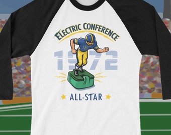 Electric Football Sunday Funday Weekend Warrior 3/4 Sleeve All Star T-Shirt