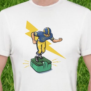 Electric Football Player T-Shirt image 5