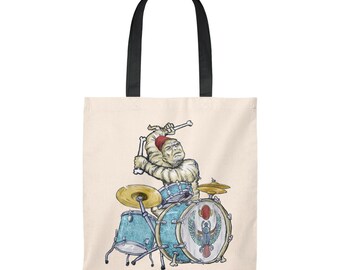 Mummy Drummer Tote Bag