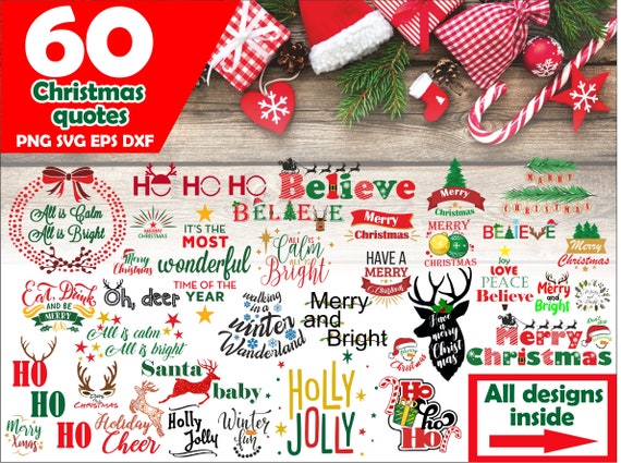Download Free Christmas Quotes Svg Files Christmas Deer Svg Etsy SVG DXF Cut File
