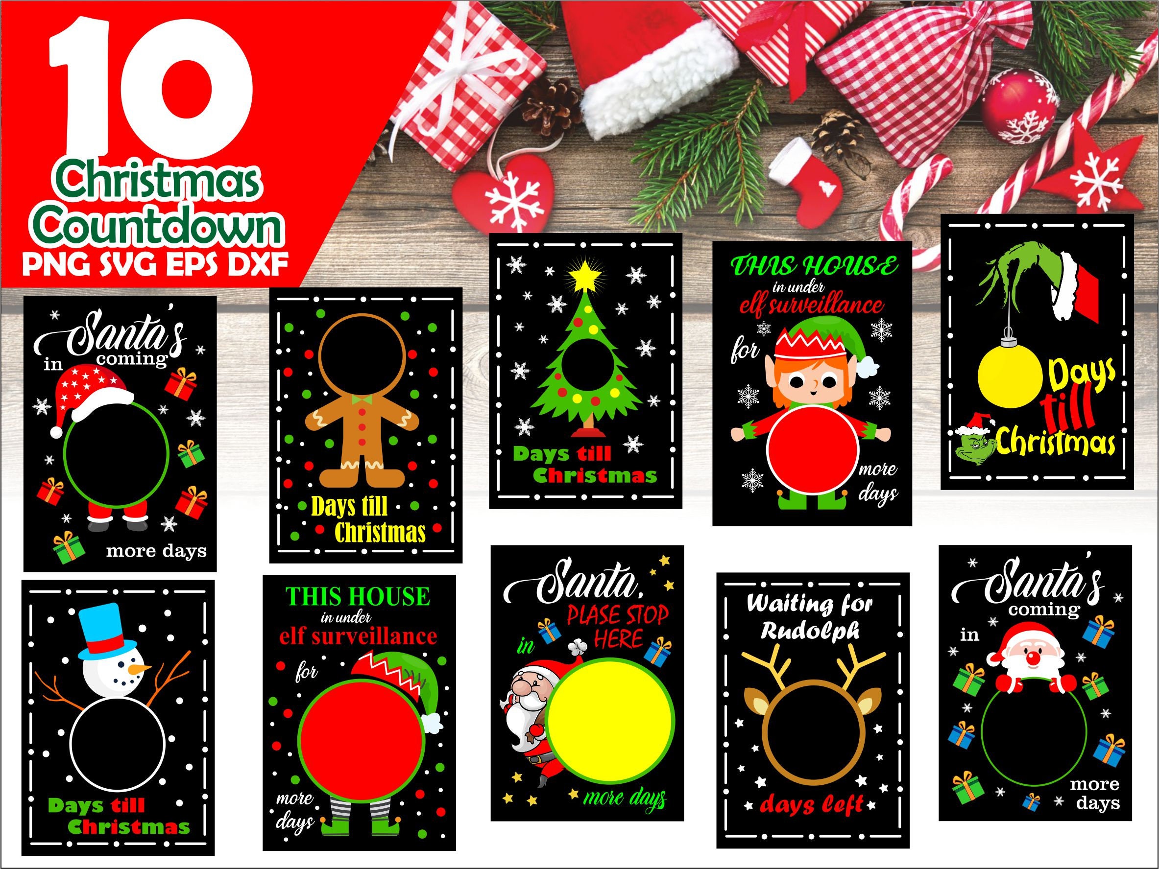 Drawing & Illustration Digital Art & Collectibles Christmas wall decor png Round ornament svg