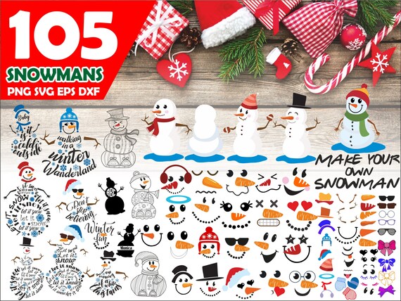 Download Free Snowman Face Svg Files Snowman Clipart Merry Christmas Svg Etsy SVG DXF Cut File