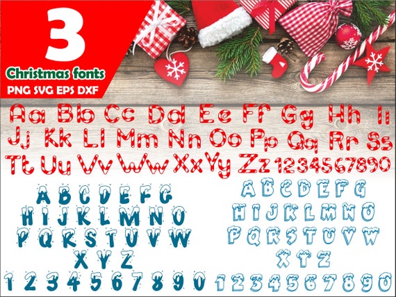 Download Free Christmas Svg Files Christmas Font Svg Christmas Santa Etsy SVG DXF Cut File