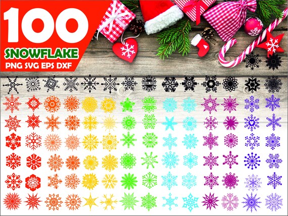 Download Snowflakes Svg File Merry Christmas Svg Winter Svg Snow Etsy