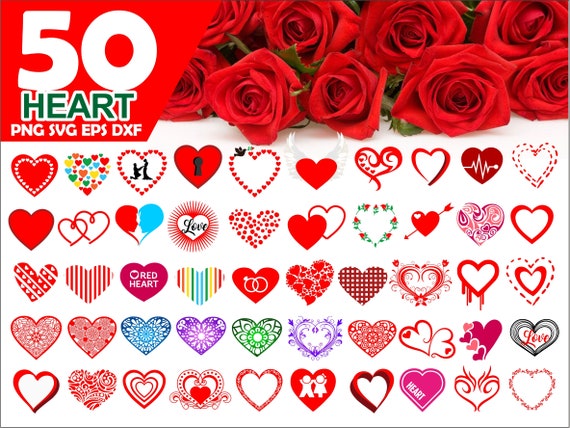 Valentine S Heart Svg Files Valentine S Day Love Svg Etsy