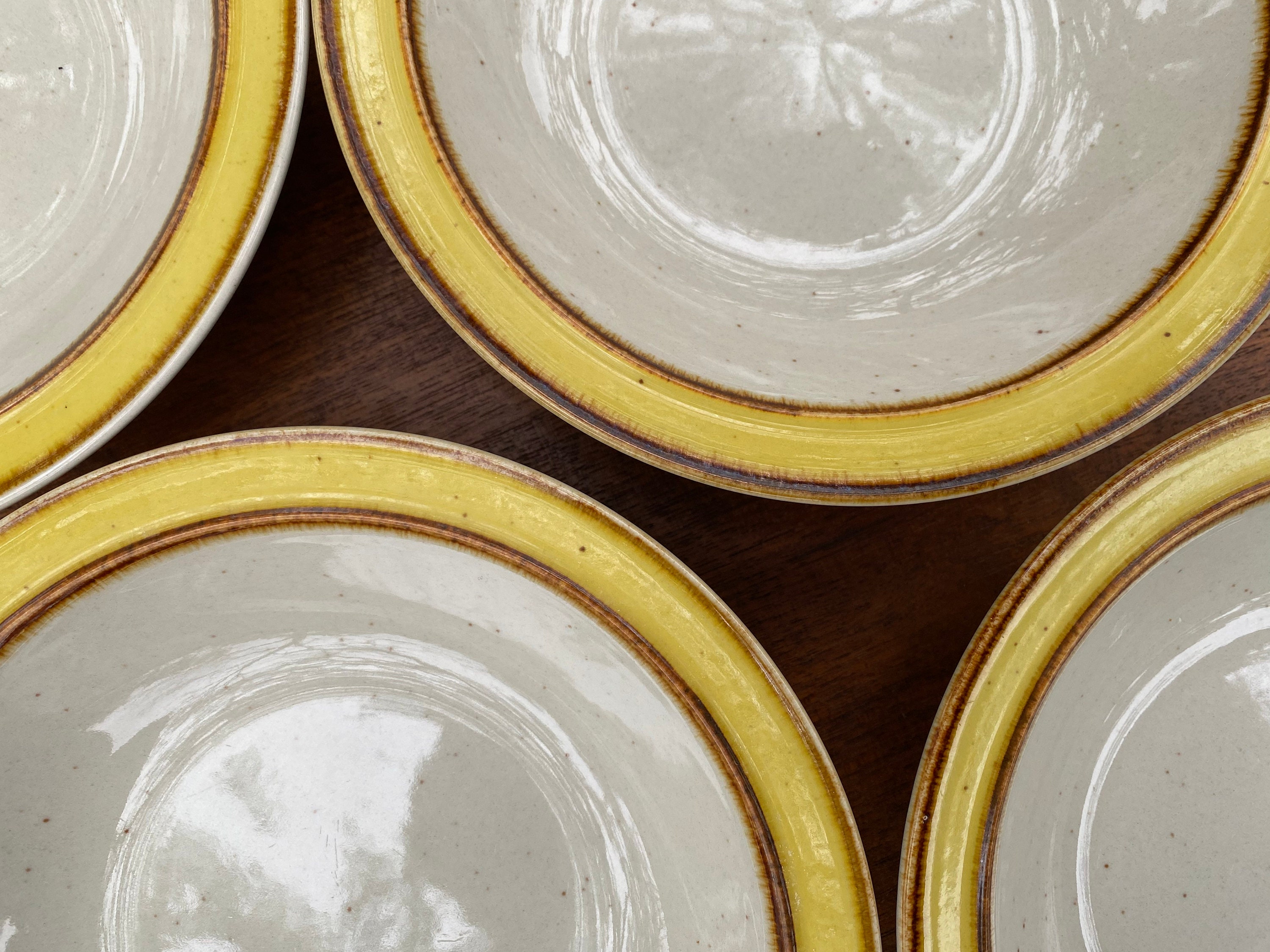 sangoページ Vintage Sango Sunkiss Rainbow Citron Yellow Stoneware Japan