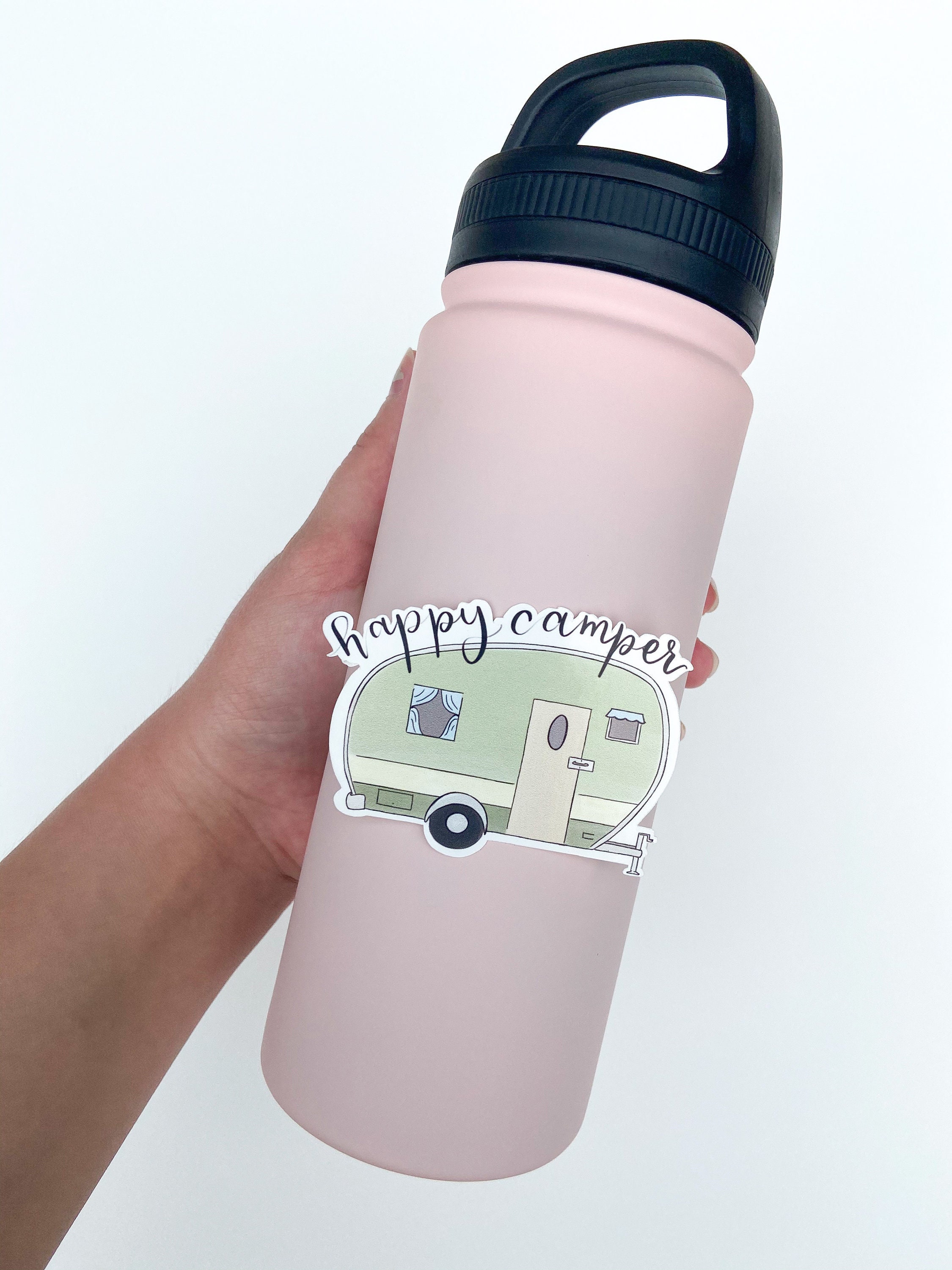Happy Camper Sticker Laptop Water Bottle Decal Vinyl Nature Camping - Etsy