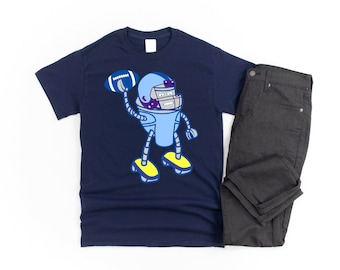 Alien Shirt, Alien Gifts, Gifts for Toddlers, Gifts For Boys, Gifts For Teens, Football T Shirt, Gifts For Kids, Todfler Gifts, Robot Shirt