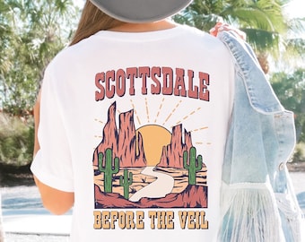 Scottsdale Bachelorette Party Shirts, Desert Bachelorette Shirts, Girls Trip Scottsdale, Retro Bachelorette Party Shirt, Arizona Bach Tour