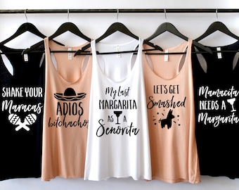 Fiesta Bachelorette Shirts, Final Fiesta, Mamacita Needs a Margarita, Mexican Fiesta, Fiesta Party, Fiesta Decorations, Fiesta Birthday