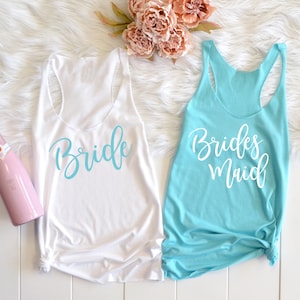 Bridesmaid Tank Tops, Bride Tank Top, Bridesmaid Gift, Bridal Party Shirt, Bachelorette Shirts, Bridesmaid Shirt,  Bridesmaid Proposal