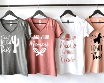 Fiesta Bachelorette Shirts, Nacho Average Bride, Shake Your Maracas, Mexican Fiesta, Fiesta Party, Fiesta Decorations, Fiesta Birthday