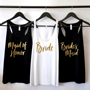 Mother of the Bride Shirt, Bridal Party Shirts, Squad Shirt, Bride Shirt, Bridesmaid Shirts, Mom Tribe, Bachelorette Party Shirts, Plus Size Bild 4