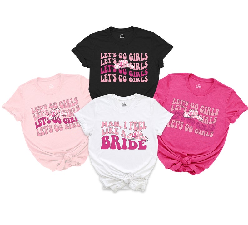 Nashville Bachelorette Shirts, Country Bachelorette Party Shirts, Cowgirl Bachelorette Shirt, Man I Feel Like A Bride, Retro, Funny Bach Tee